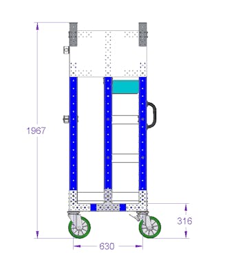 Kit cart - 1330 x 700 mm