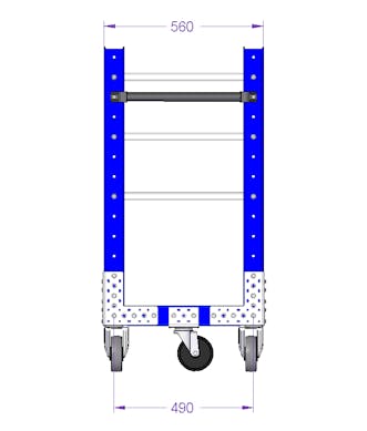 Shelf cart - 560 x 770 mm