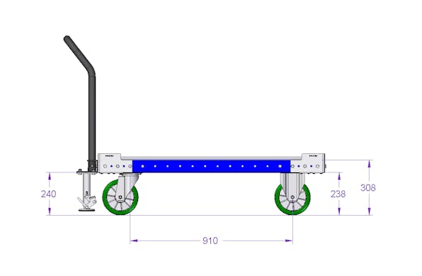 Palettenwagen – 50 × 38 Zoll