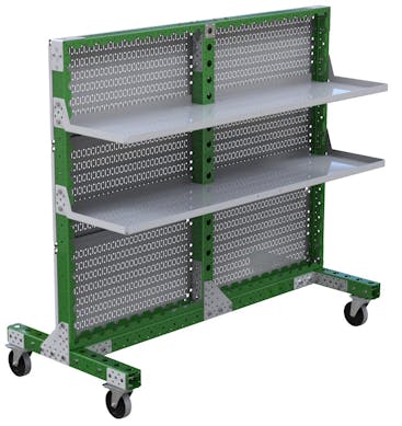 Modular & industrial material handling cart by FlexQube