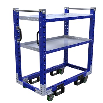 Flacher Regalwagen - 1330 x 700 mm