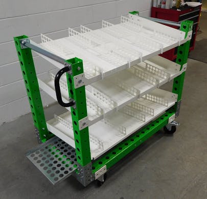 Line Side Flow Shelf Rack