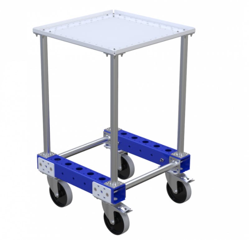 Modular worktable cart by FlexQube