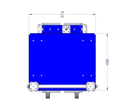 Shelf cart for E-frame