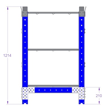 Stackable Shelf Rack - 980 x 770 mm