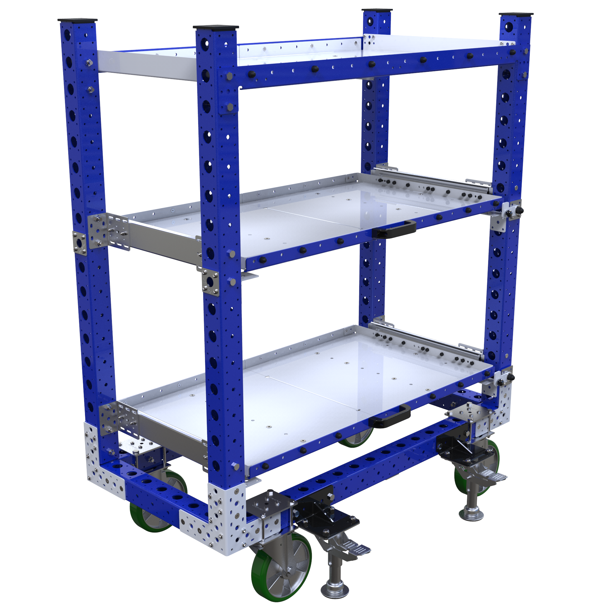 Extendable Shelf Cart – 1260 x 630 mm