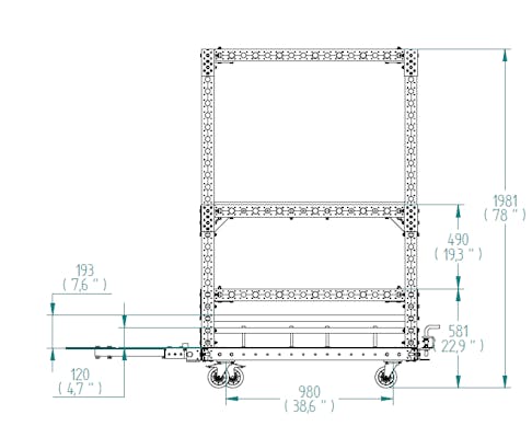 Transfer Cart - 1330 x 1260 mm