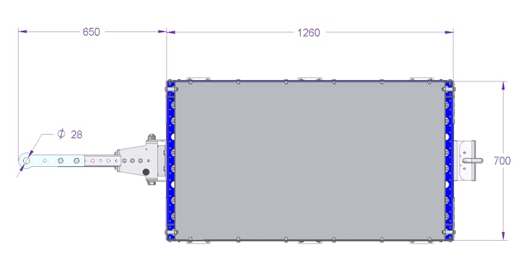 Tugger Cart - 1260 x 700 mm