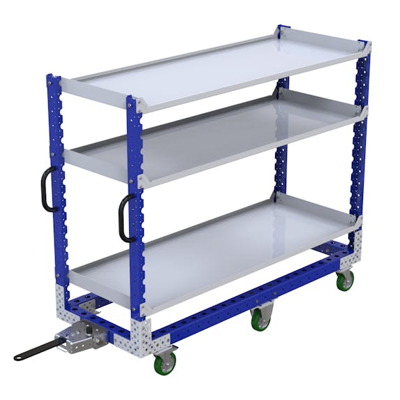 Flacher Regalwagen - 630 x 1680 mm