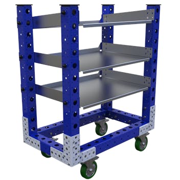 Carro con repisas - 840 x 490 mm