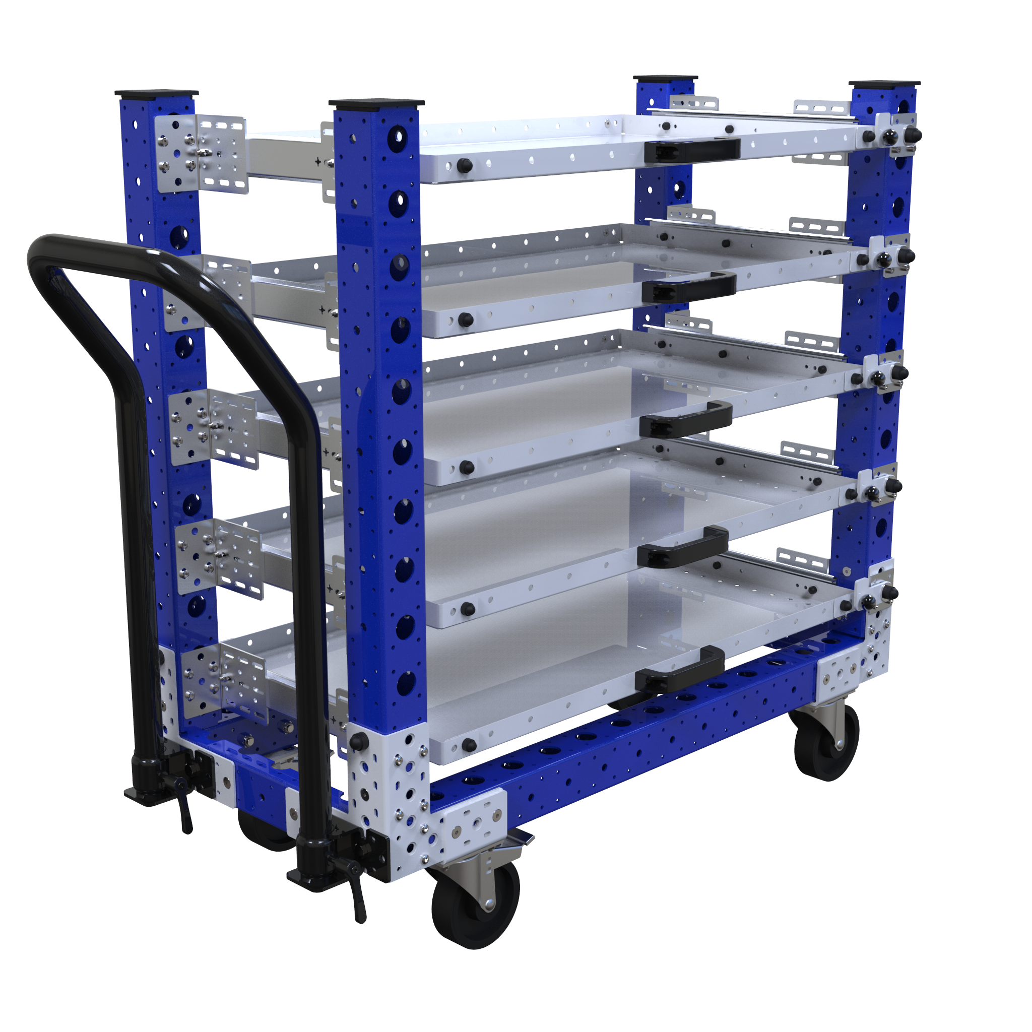 Extendable Shelf Cart – 1050 x 490 mm