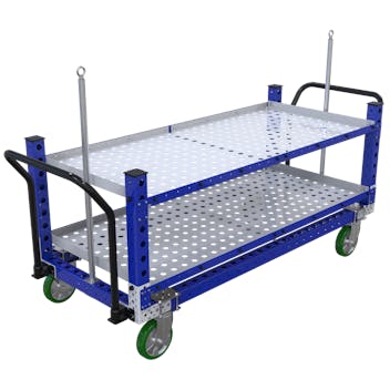 Flacher Regalwagen - 840 x 1960 mm