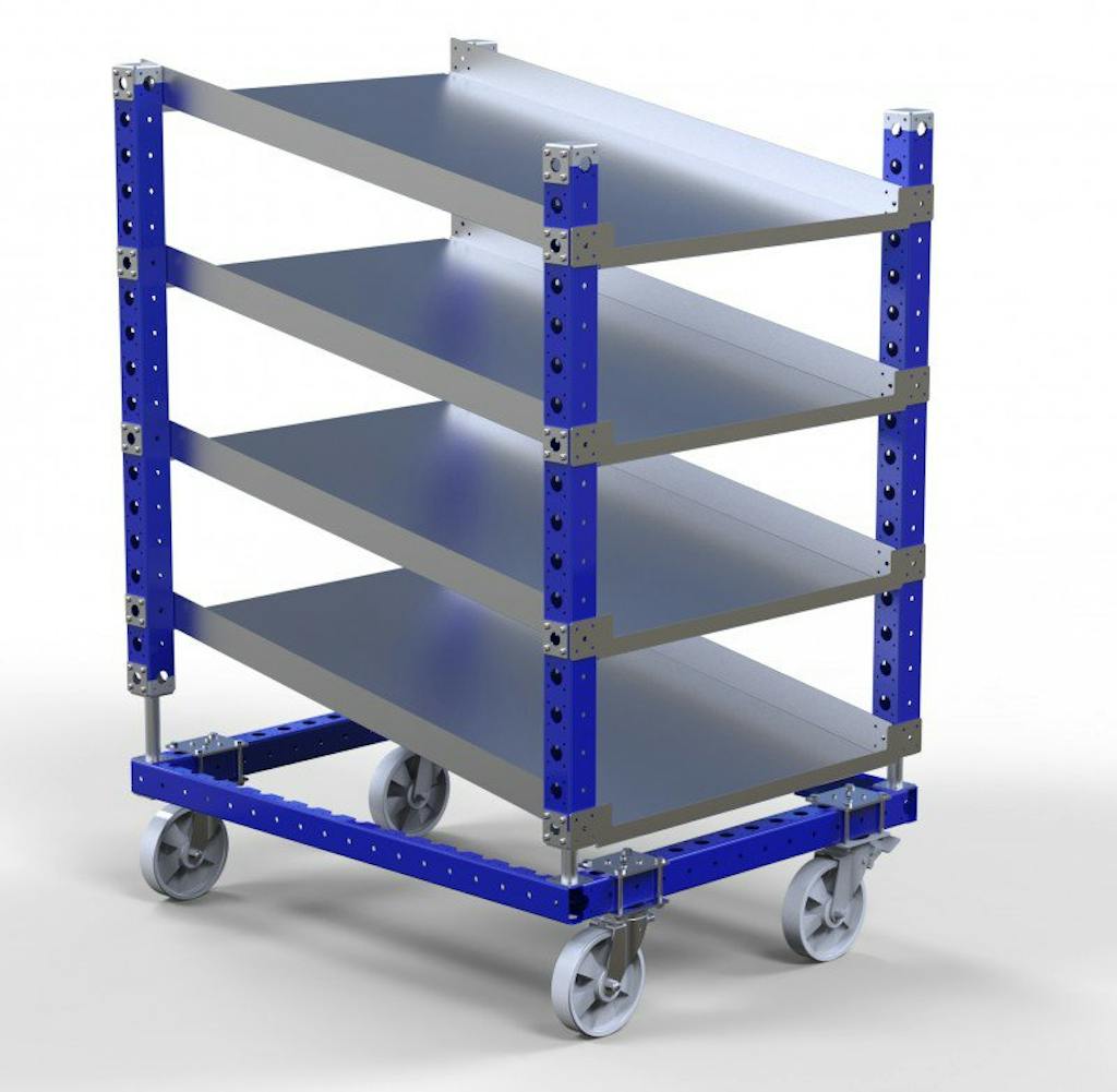 Carritos de estante de flujo FlexQube