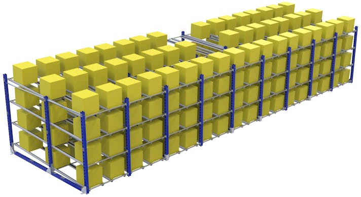 Modular & industrial material handling cart by FlexQube