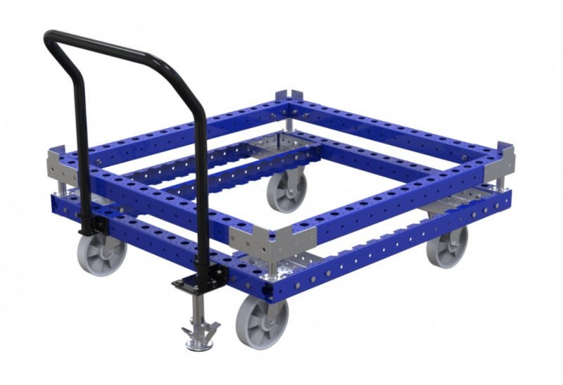 Industrial push trolley by FlexQube