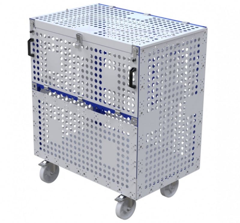 Air freight material cart by FlexQube