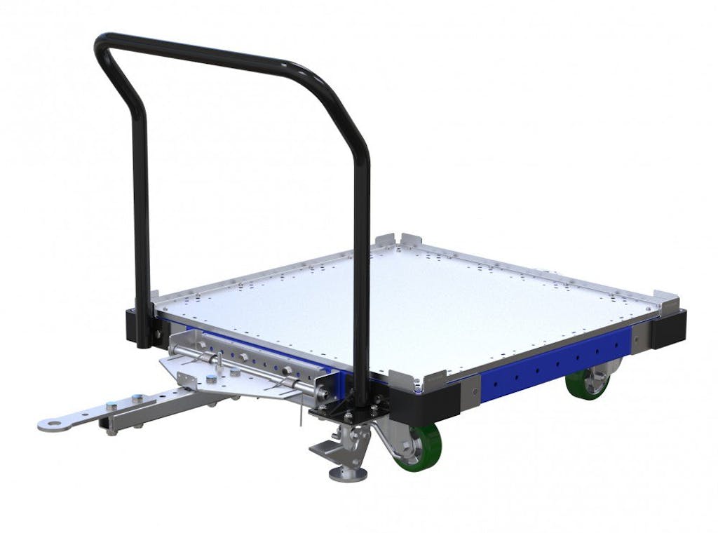 Order for 35 flat deck carts and 4 shelf carts to Mexico