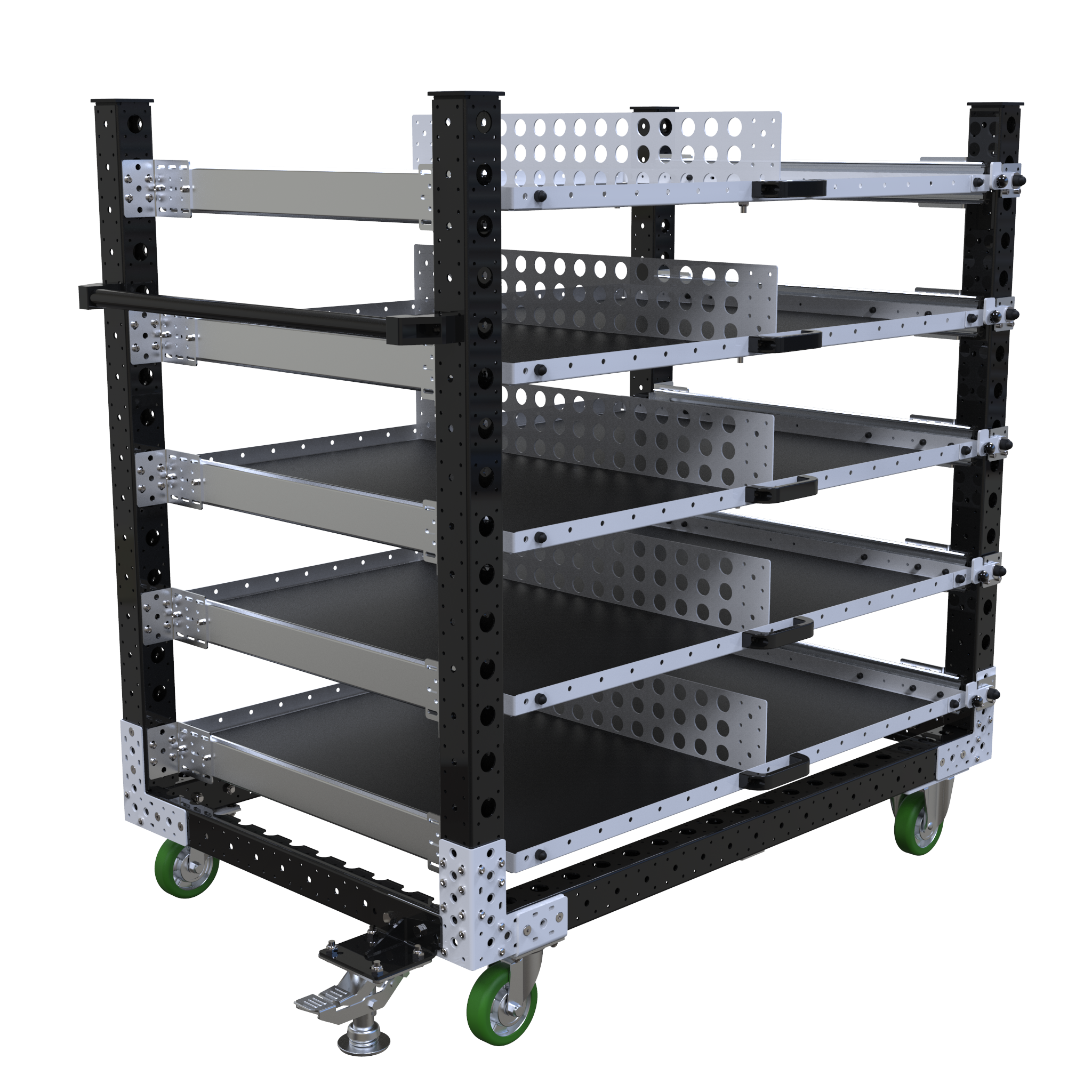 Extendable Shelf Cart - 910 x 1400 mm