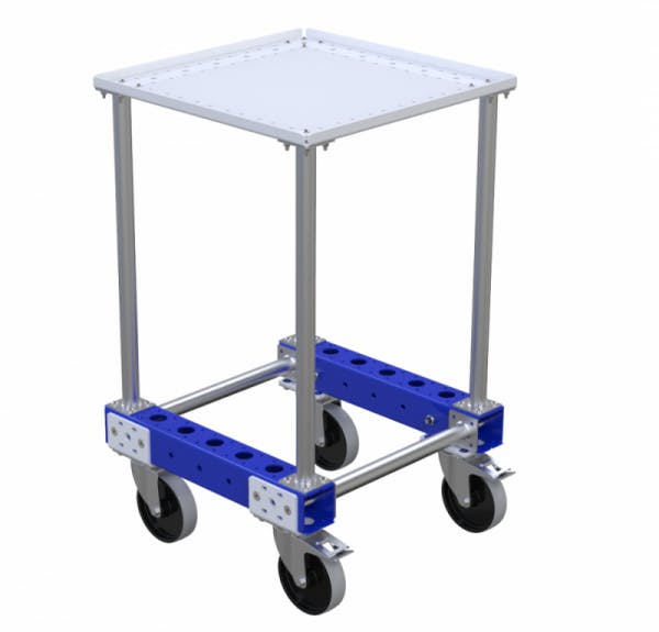 FlexQube Material Handling work table cart