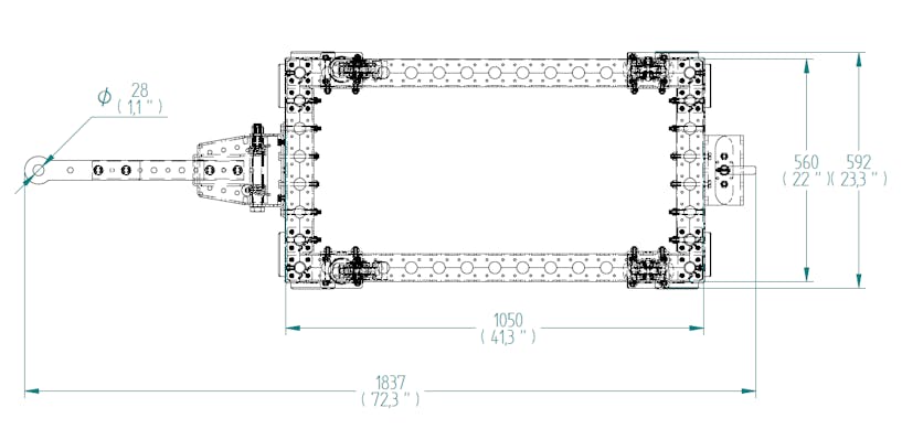 Pallet Cart - 560 x 1050 mm
