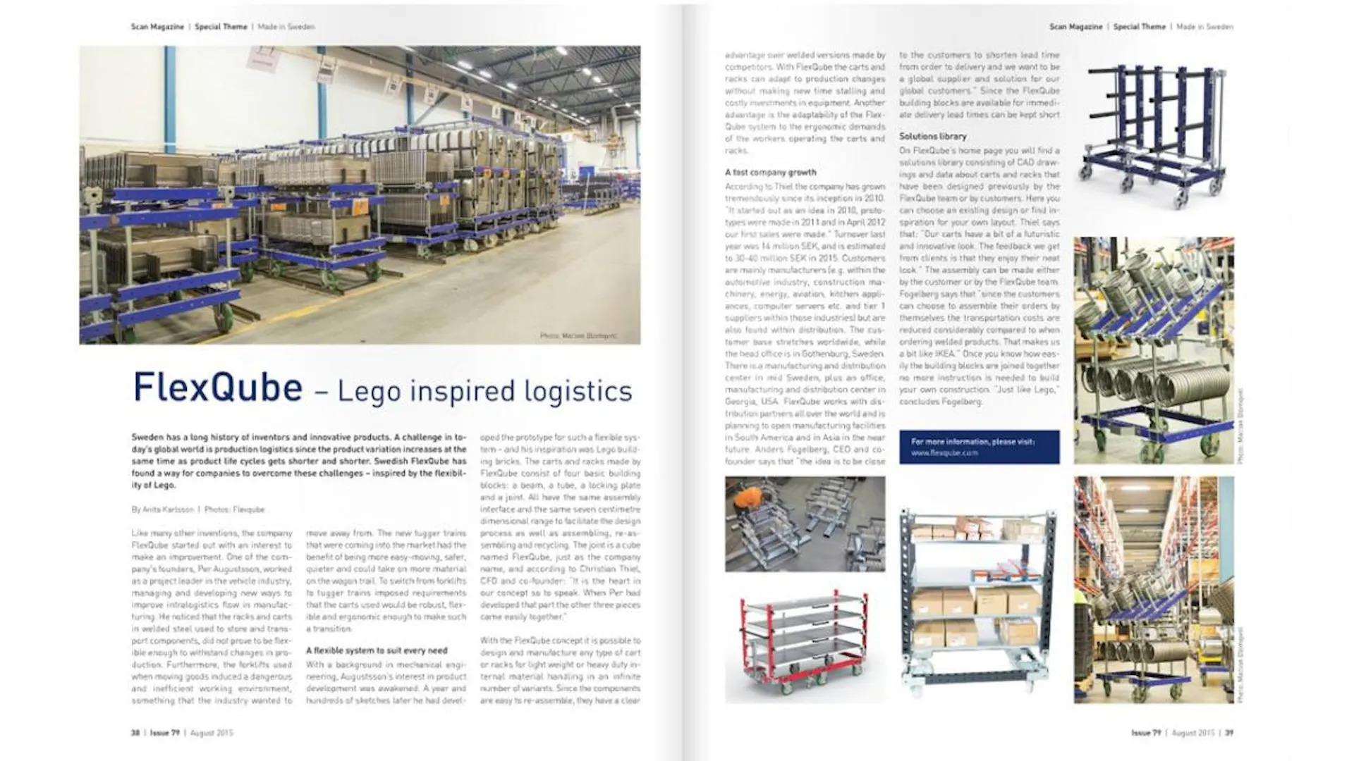 Scanflex Cube FlexQube in Scan Magazine, August edition! | FlexQube