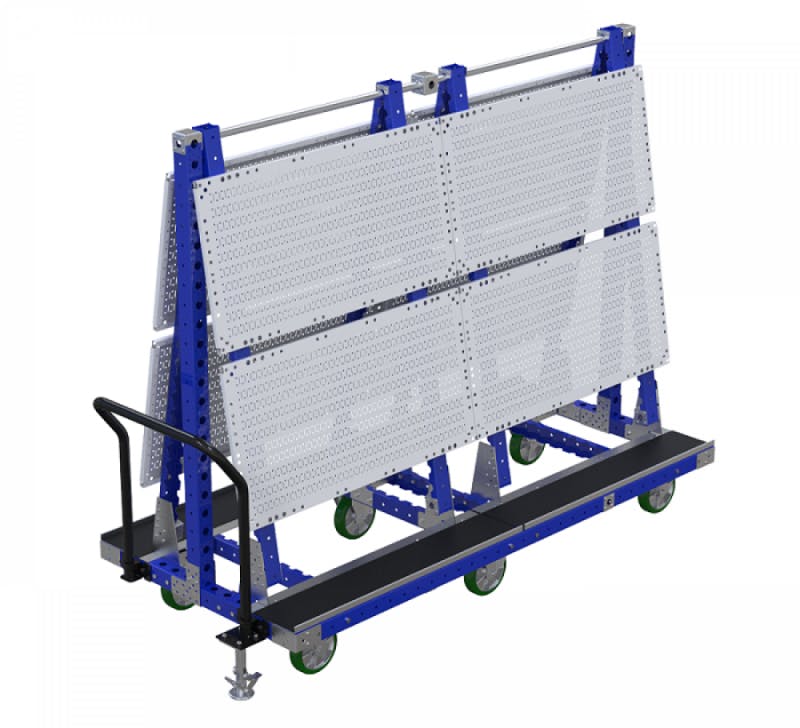 Windshield cart for the automotive industry by FlexQube