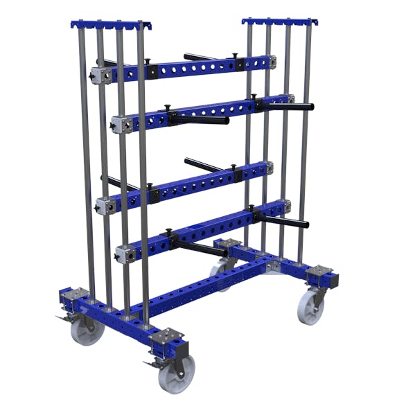 Wagen mit Kleiderbügeln - 910 x 1260 mm