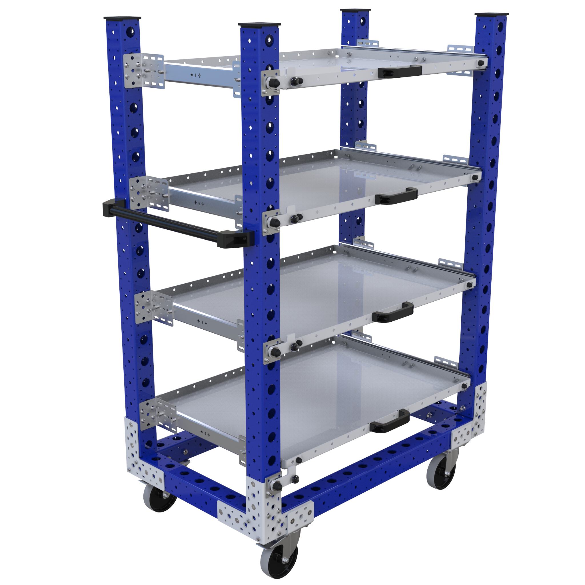 Extendable Shelf Cart – 630 x 1050 mm