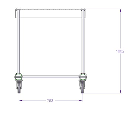 Stand Cart - 840 x 630 mm