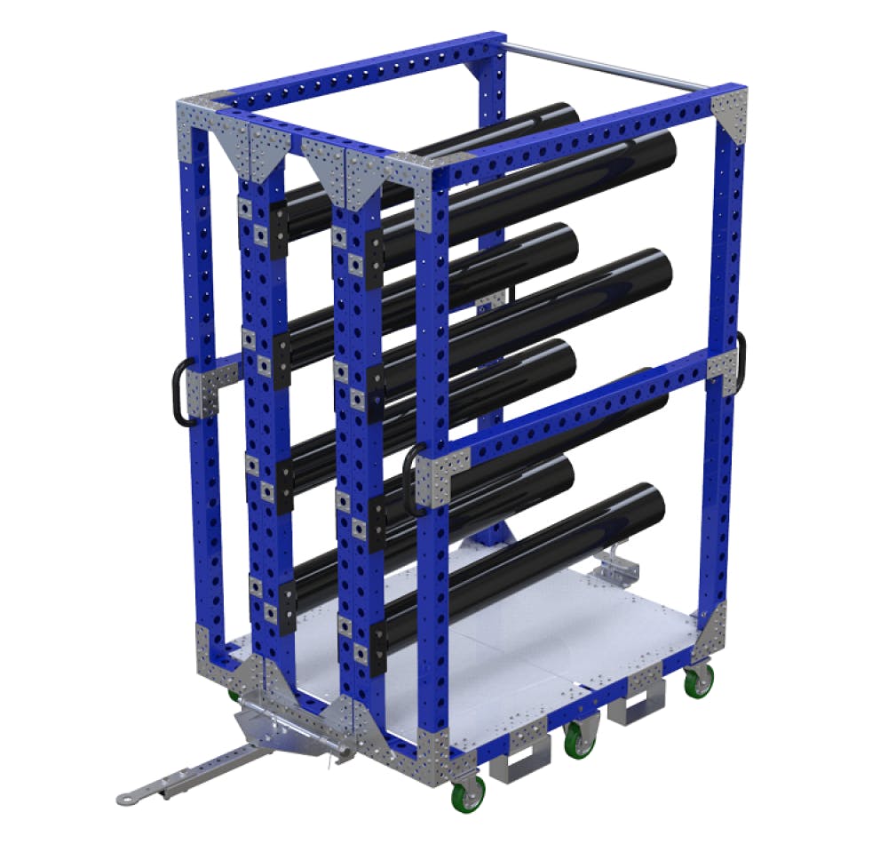 FlexQube Material Handling hanging cart heavy-duty