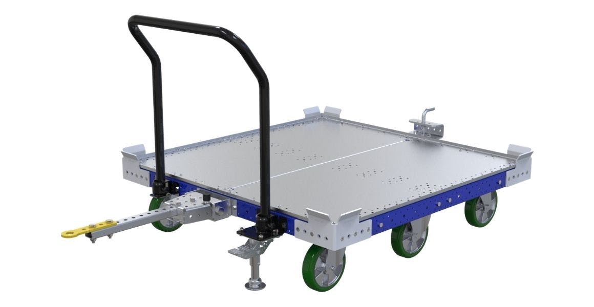 flat deck tugger cart material handling methods top 5