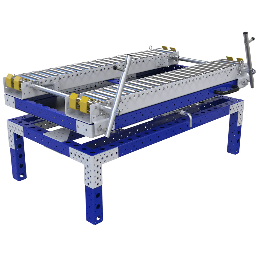 Flexroller Rack Rotating Roller Rack - 840 x 1470 mm | FlexQube