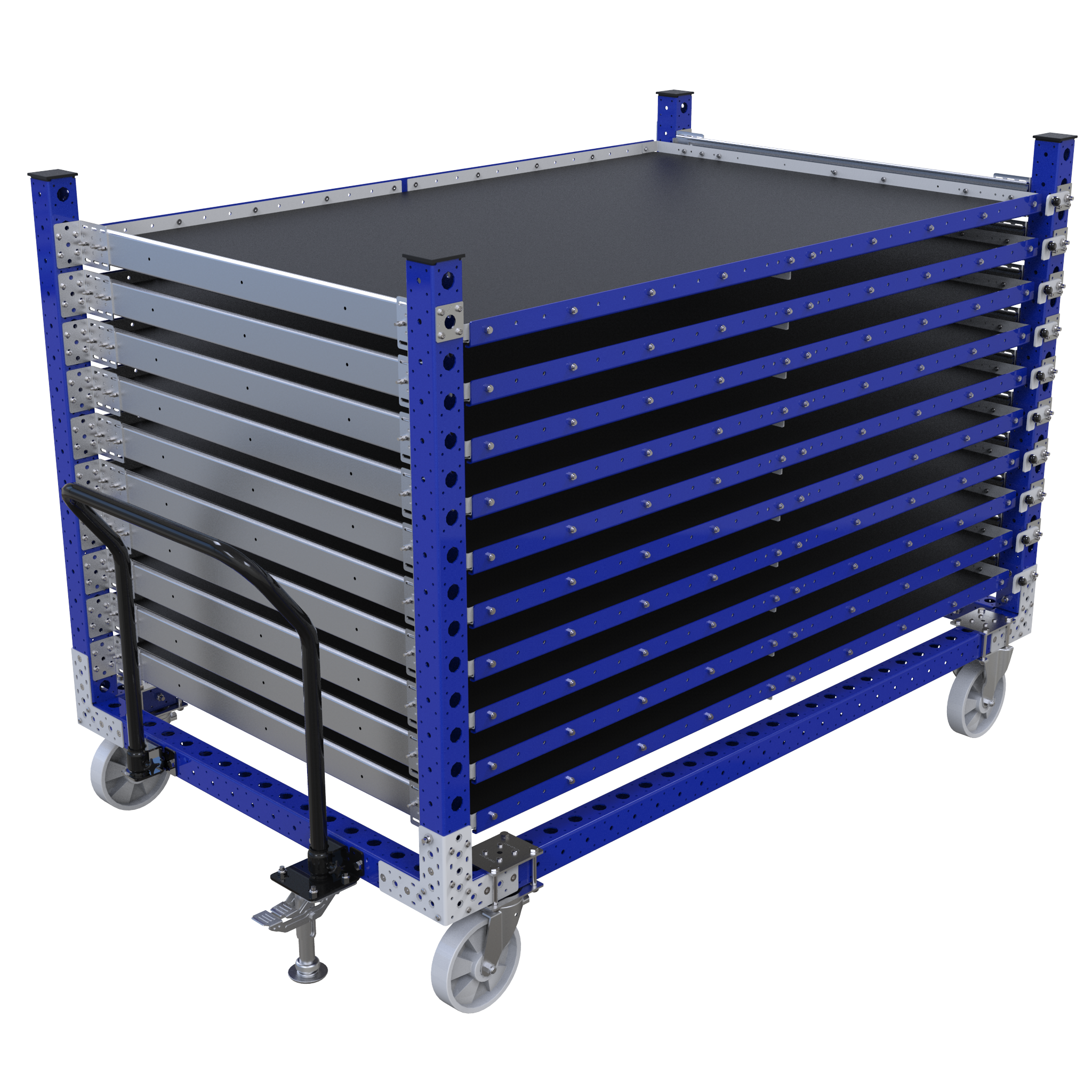 Extendable Shelf Cart – 1260 x 2030 mm