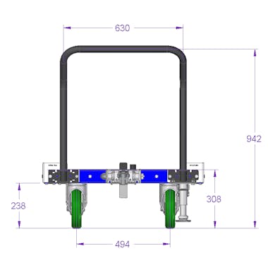 Tugger Cart - 1260 x 840 mm