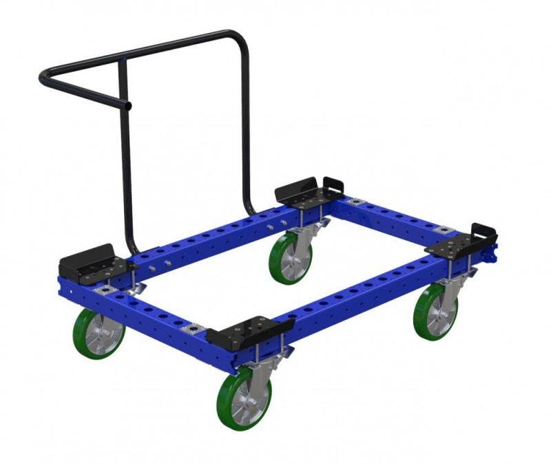 Modular material handling pallet trolley by FlexQube