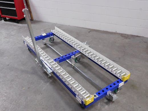 Pallet cart with rollers - 2030 x 770 mm