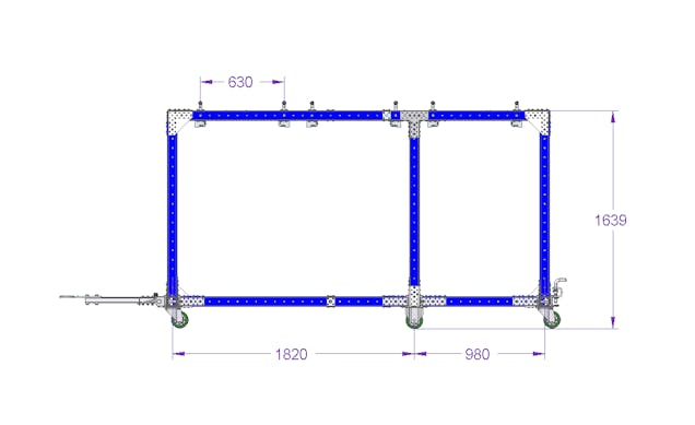 Mother Cart 3 in 1 - 1540 x 2870 mm