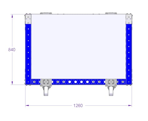 Compartment Cart - 1260 x 840 mm