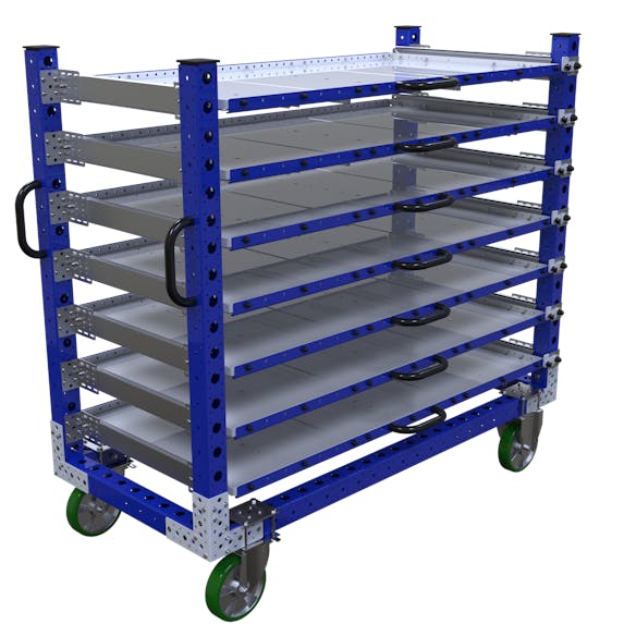 Ausziehbarer Regalwagen - 1680 x 770 mm