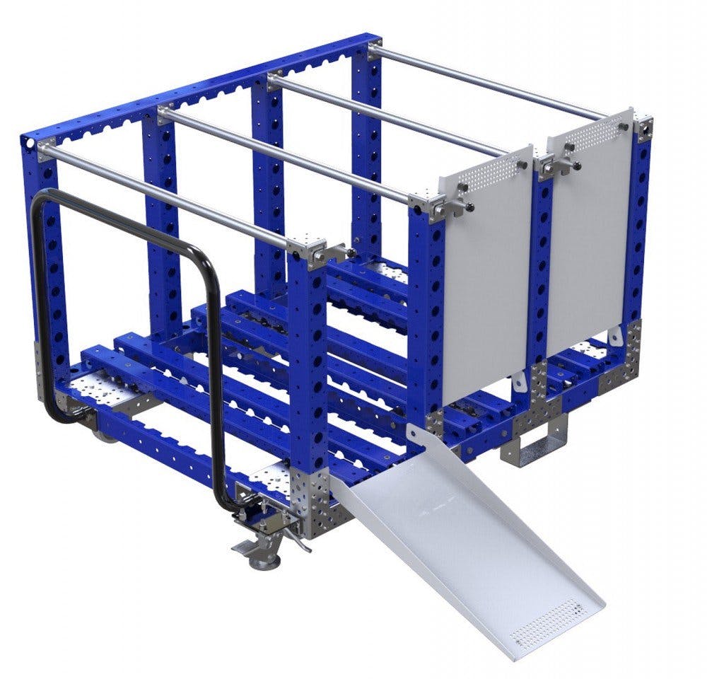 Modular industrial cart for material handling kit cart for tyres