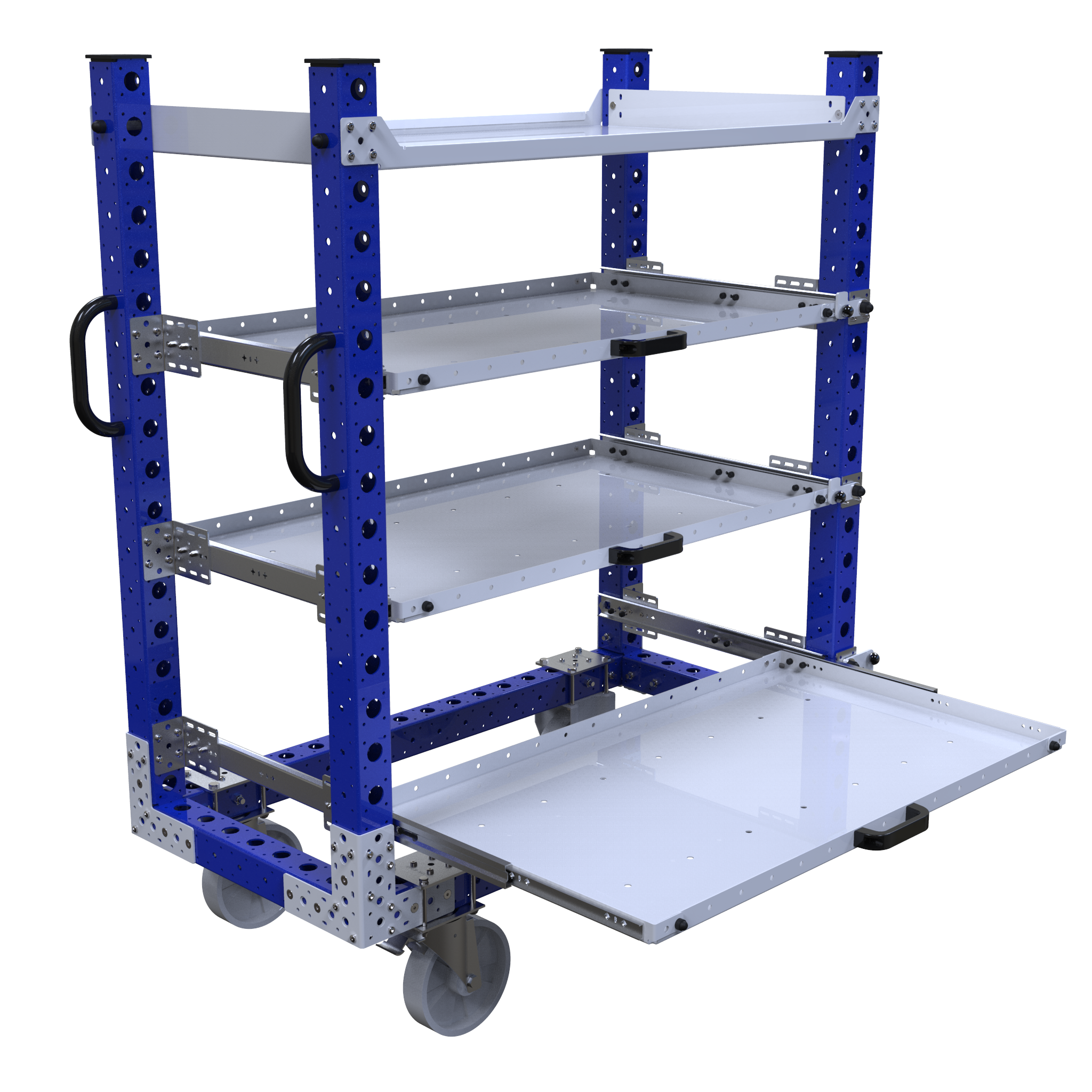 Extendable Shelf Cart-1260 x 630 mm-1
