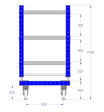 Shelf Cart - 840 x 1400 mm