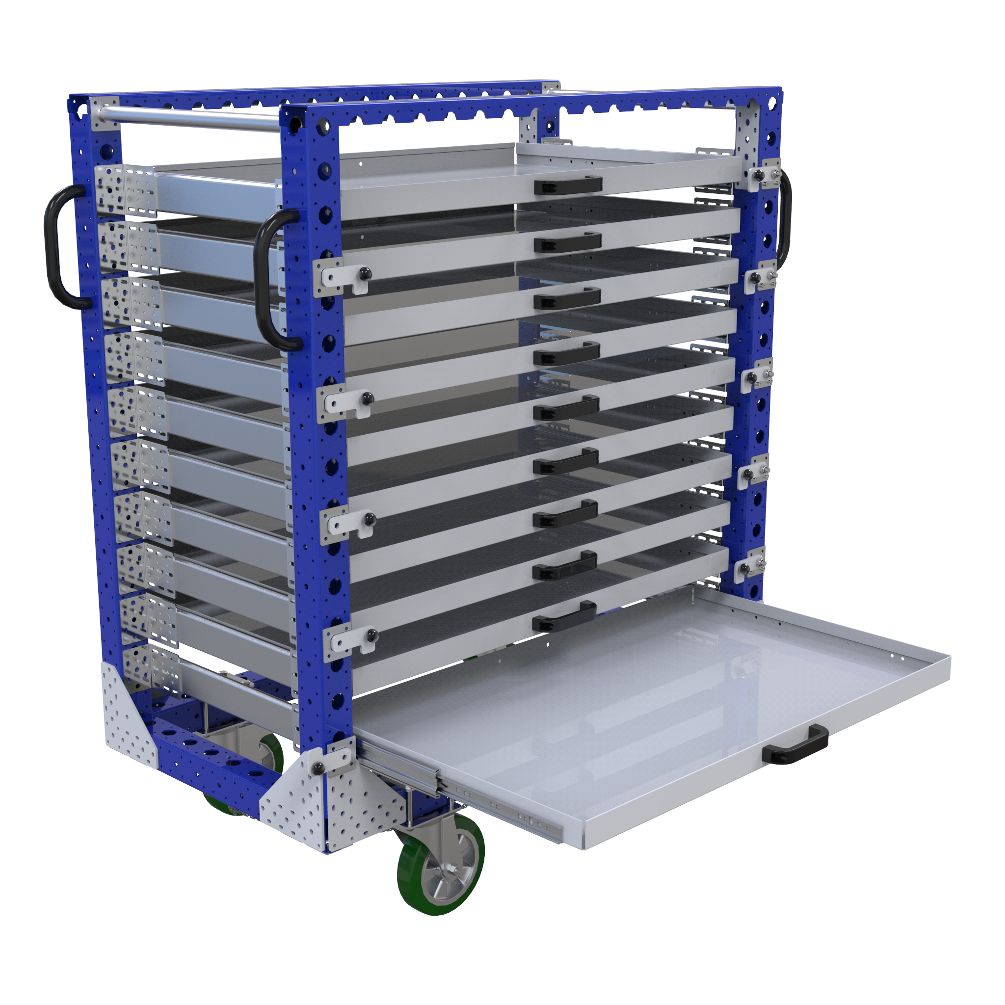 Extendable Shelf Cart - 700 x 1330 mm