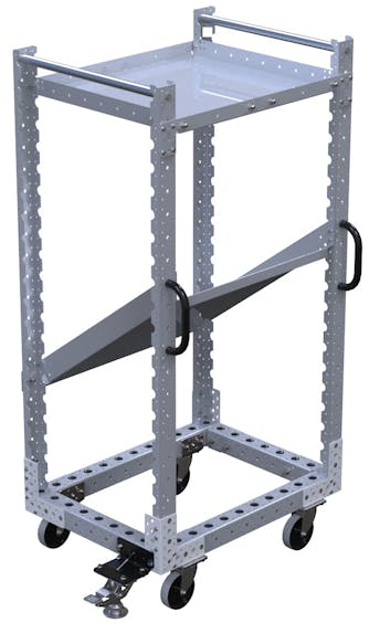 Modular & industrial material handling kit cart by FlexQube