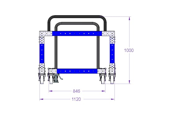 Mutter-Tochter-System Zwei in einem 61 x 44 Zoll