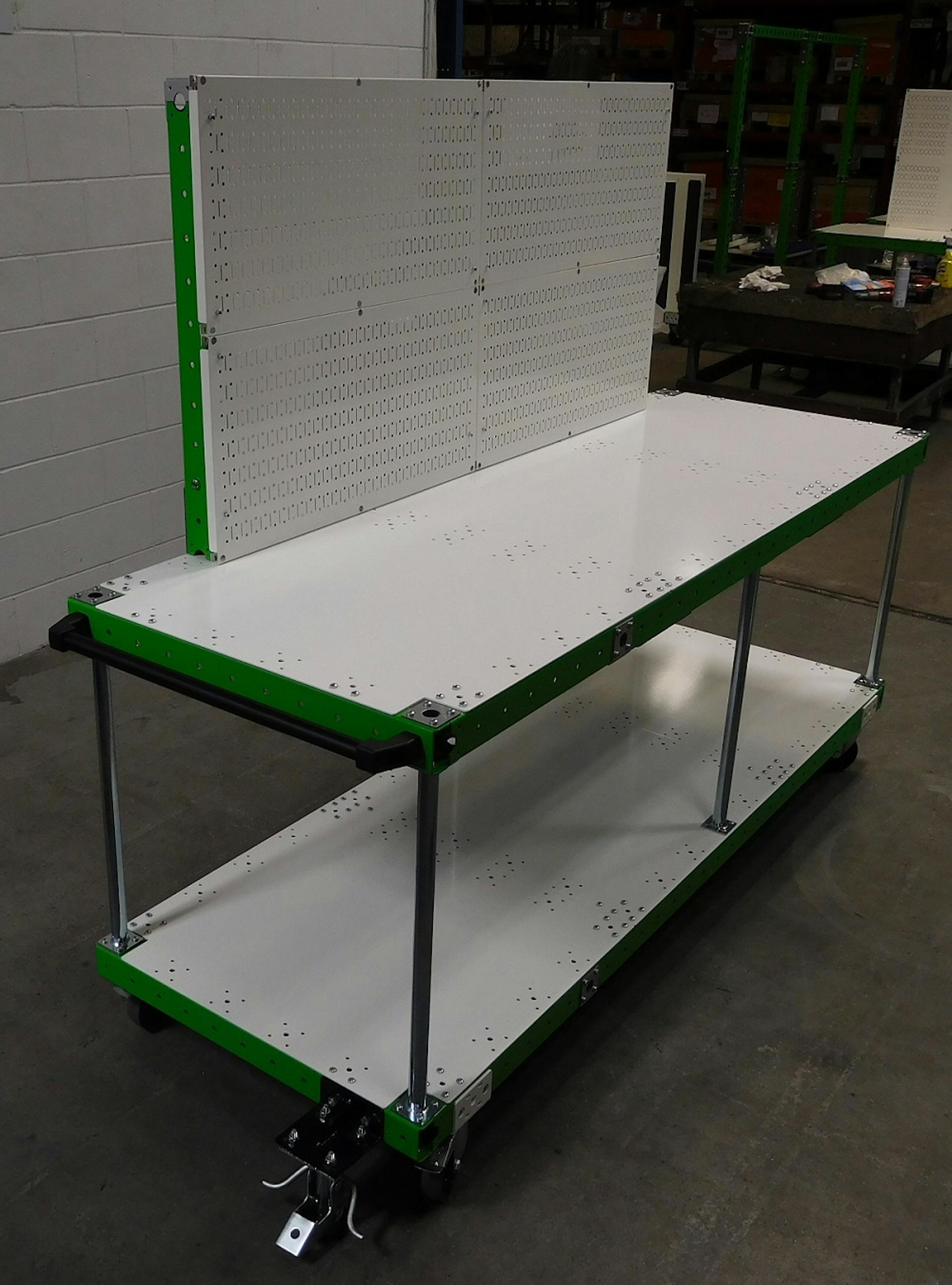 Assembly Cart with Pegboard - 770 x 2170 mm | FlexQube