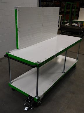 Assembly Cart with Pegboard - 770 x 2170 mm