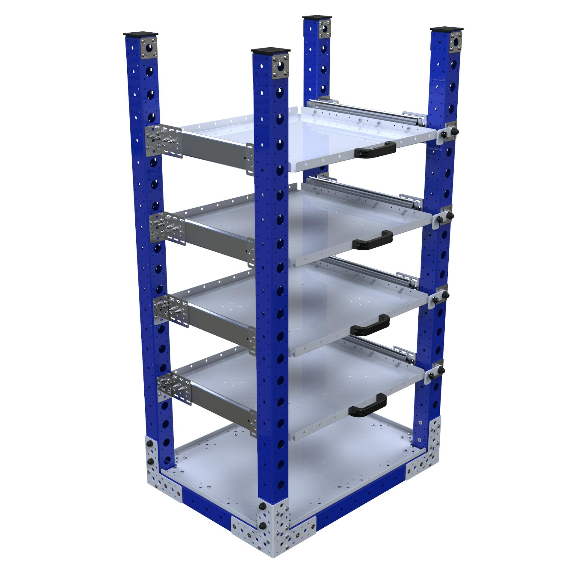 Extendable Shelf Rack – 630 x 840 mm | FlexQube