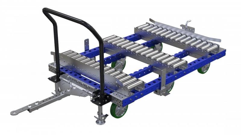 FlexQube Material Handling transfer cart