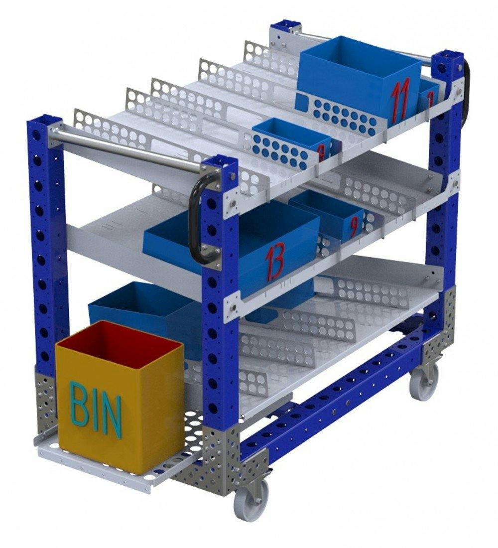 FlexQube Material Handling kit cart